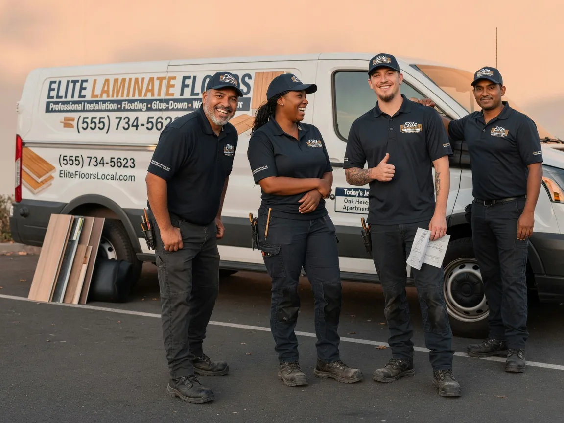 Laminate flooring installation company in Bushton, KS